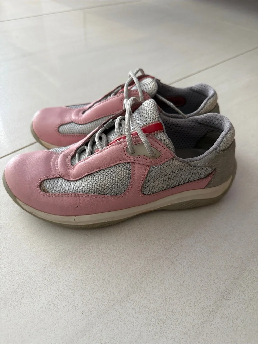 Prada America's Cup Soft Rubber & Bike Fabric Sneakers